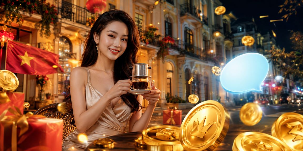 Hội viên VIP xsmtr kiểm tra điểm thưởng trên điện thoại bên ly cà phê tại Hà Nội